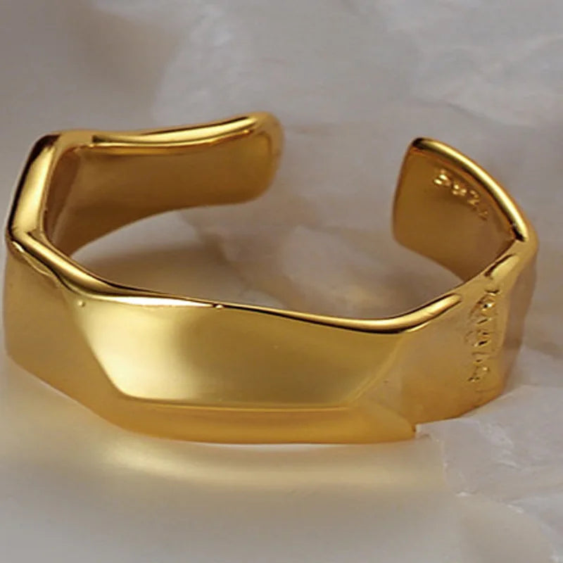 Breiter, klobiger Facettenring R1011