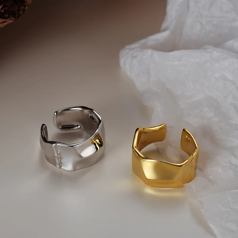 Breiter, klobiger Facettenring R1011