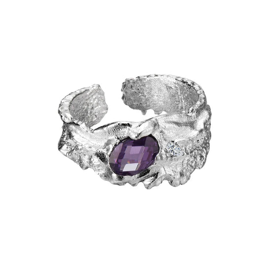 Breiter, klobiger, unregelmäßiger Ring R1213