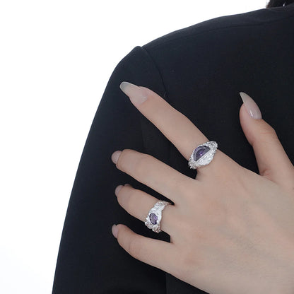 Breiter, klobiger, unregelmäßiger Ring R1213