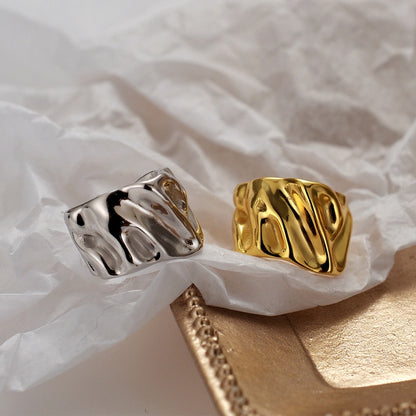Breiter Liquid Ear Cuff E1058 1 Stück