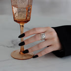 Breiter, ausdrucksstarker, dicker Ring R1281