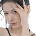 Offener Ring aus gewickeltem Draht R1096