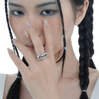Antiker Ring mit Drahtknoten R164