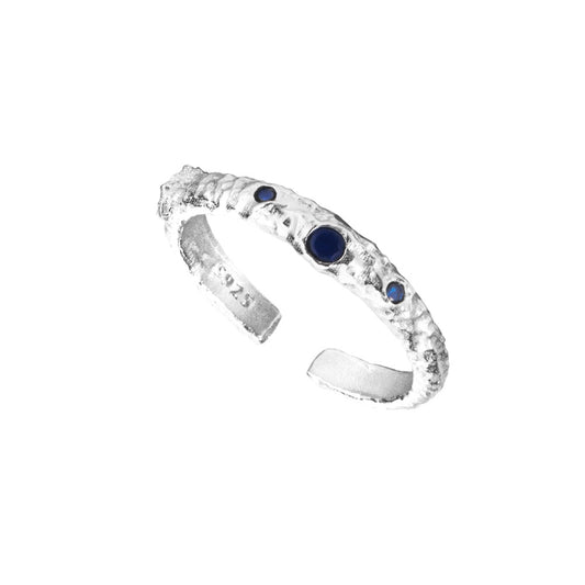 Alien Textur CZ Ring R1268