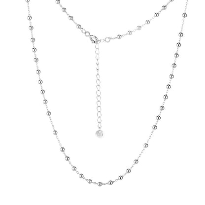 Kugelkette Spaced Beads Halskette N1029
