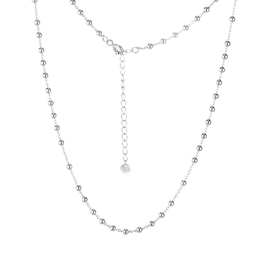 Kugelkette Spaced Beads Halskette N1029
