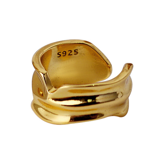 Unregelmäßige Liquid Ear Cuffs E1094 1 Stück