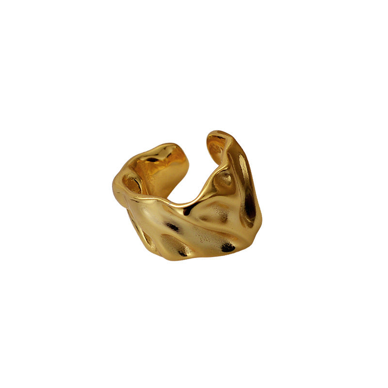 Breiter Liquid Ear Cuff E1058 1 Stück