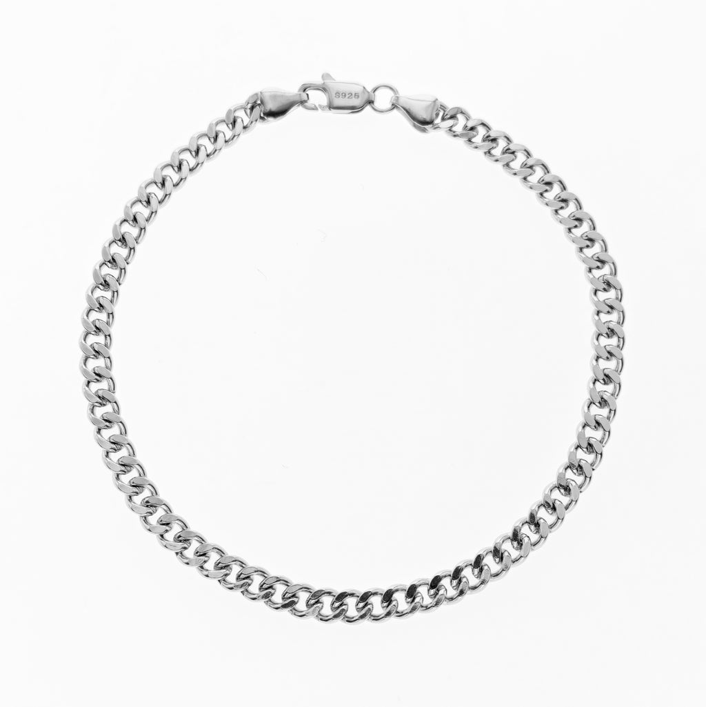 Cuban Link Chain Bracelet 4mm