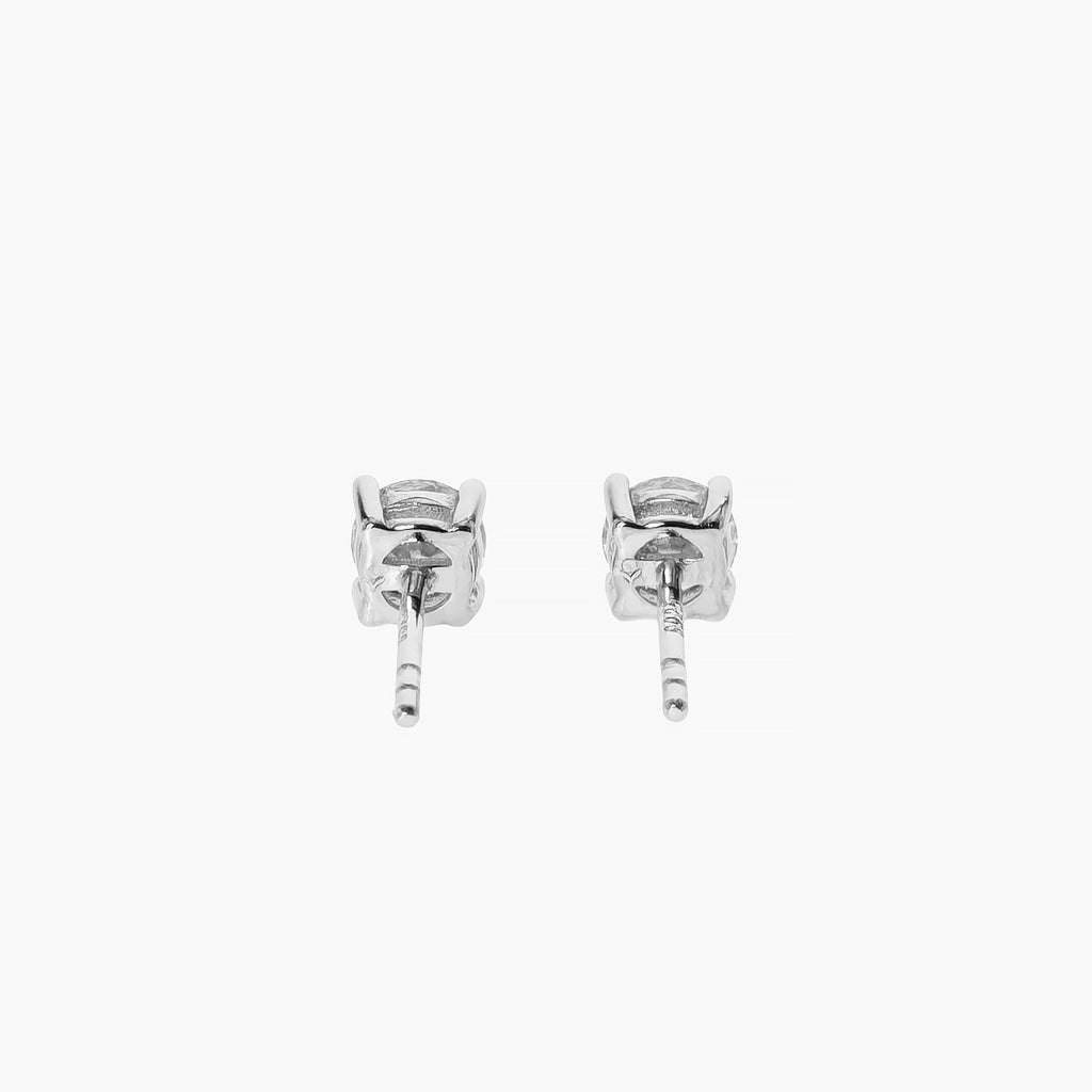Solitiare Round Moissanite Stud Earrings