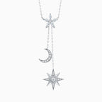 Celestial Moissanite Y-Necklace