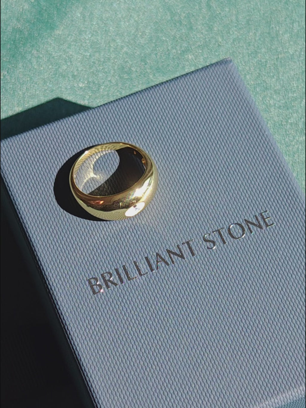 Solitaire Moissanite Dome Ring