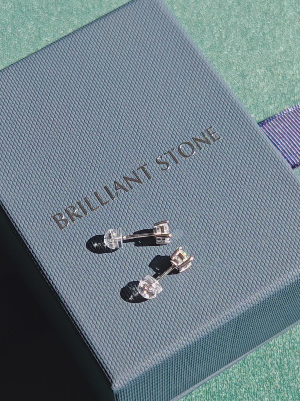 Solitiare Moissanite Studs