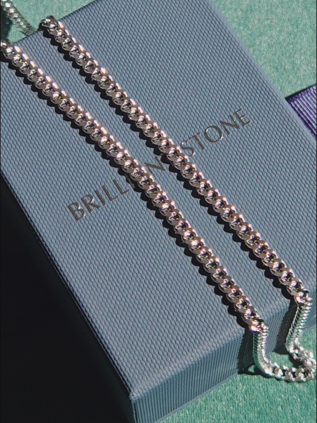 Diamond Cut Link Chain Necklace