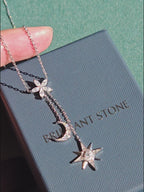 Celestial Moissanite Y-Necklace