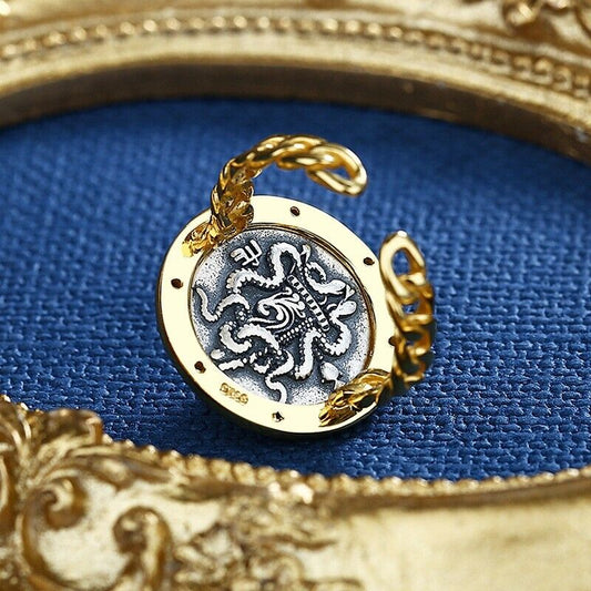 Pergamon Schlangenmünzring R1019