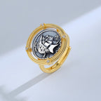 Antiker griechischer Münzring Athena R1047