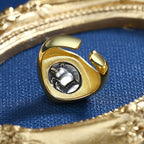 Löwe und Eber Münze Rhombus Ring R1044