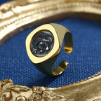 Löwe und Eber Münze Rhombus Ring R1044