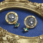 Römische Münze Diana Achat Ohrringe E1019