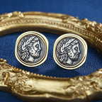 Zeus Griechische Münze Ohrringe E1004