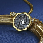 Diana römische Münze Replik Halskette N1017