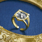 Griechischer Münzring mit Greif und Herkules, R1053