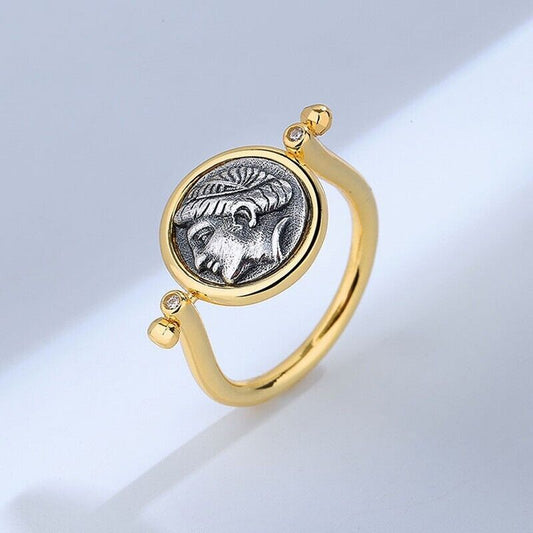 Griechischer Münzring Aphrodite R1039