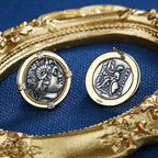 Alexander Mazedonien Münze Ohrringe E1011