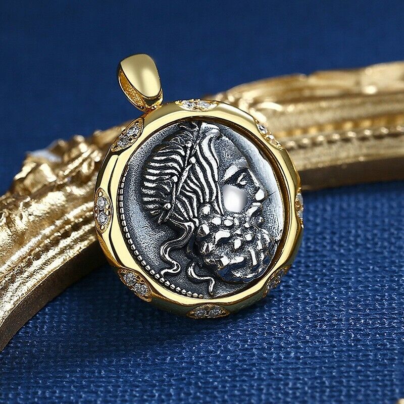 Poseidon Griechischer Münzanhänger N1026