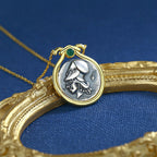 Athena Griechische Münze Halskette N1033