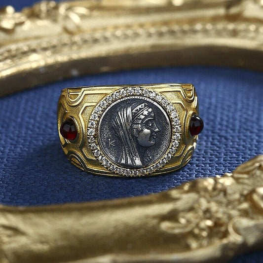 Replikatring der römischen Arsinoe II-Münze R1000