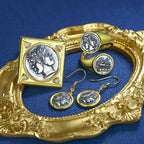 Janus Römische Münzohrringe E1049