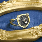 Griechischer Münzring mit Greif und Herkules, R1053