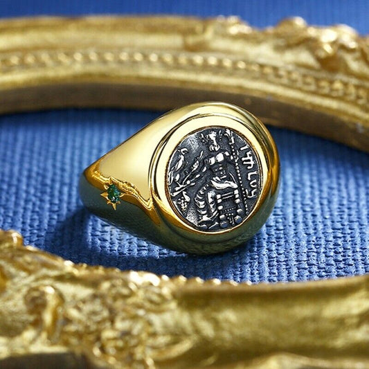 Ring der karthagischen Gottheit Bael R1016