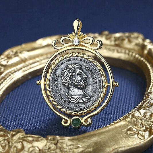 Hadrian rotierender römischer Münzanhänger N1027