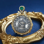 Pergamon Schlange Griechische Münze Anhänger N1010