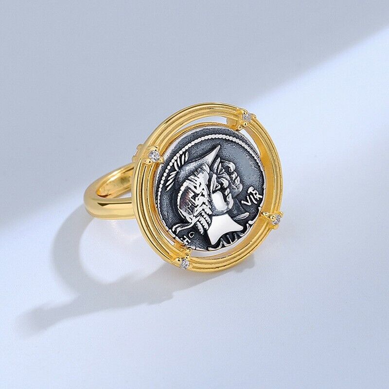 Antiker griechischer Münzring Athena R1047