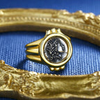 Griechischer Demeter-Münzen-Replik-Ring R1024