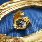Griechischer Demeter-Münzen-Replik-Ring R1024