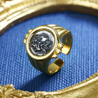 Griechischer Demeter-Münzen-Replik-Ring R1024