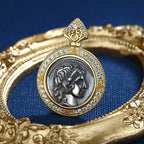 Apollo Römische Münze Halo Anhänger N1019