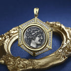 Apollo römische Gottheit Anhänger N1035