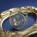 Justinian II Schild Achat Anhänger N1013