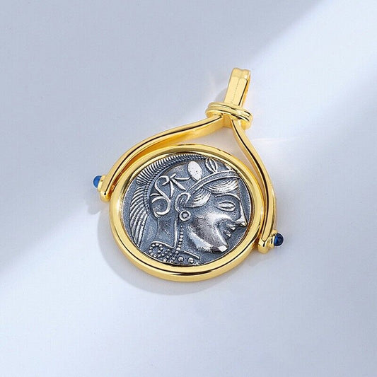 Athena Griechische Münze Anhänger N1006