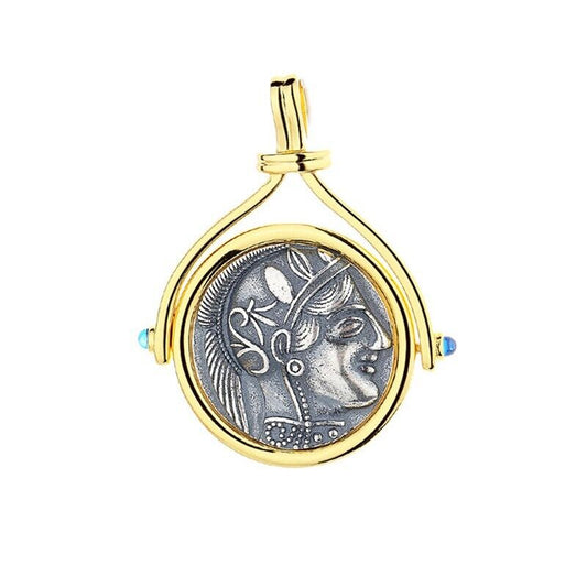 Athena Griechische Münze Anhänger N1006