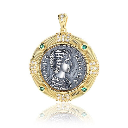 Julia Domna römischer Münzanhänger N1005