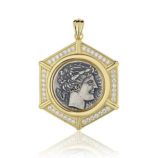Apollo römische Gottheit Anhänger N1035