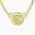 Athena Griechische Münze Halskette N1009